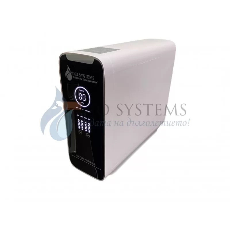 
                    Система с обратна осмоза RO600, без разширителен съд, 90 л/ч, LCD дисплей, TDS метър