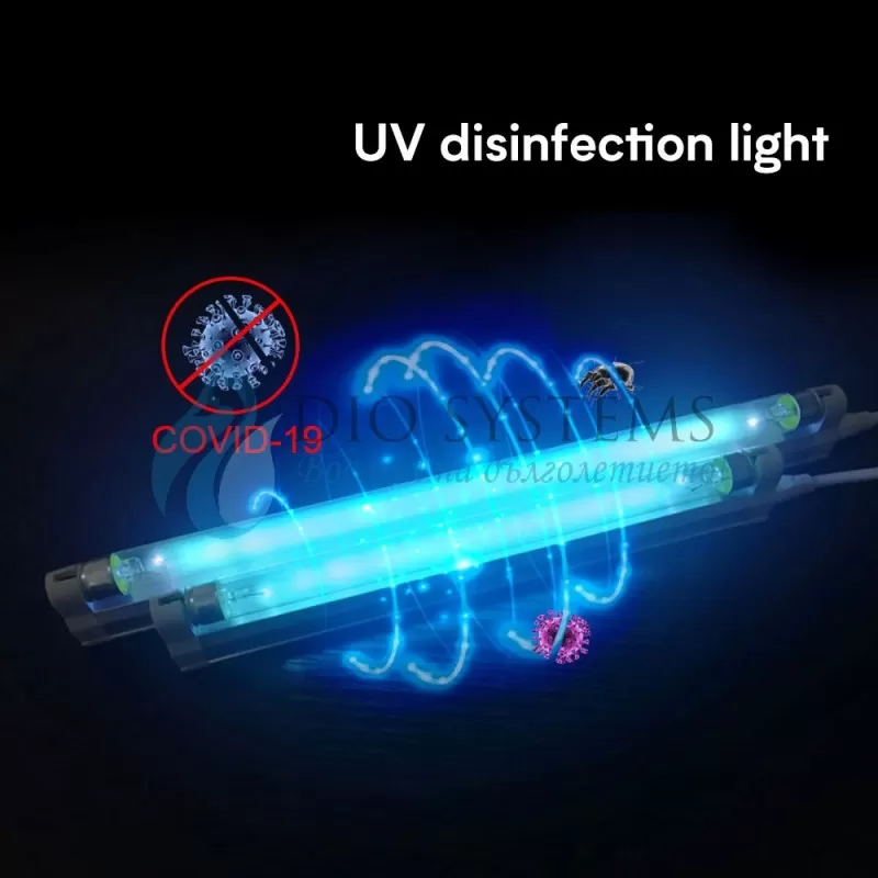 
                    Бактерицидна UVC лампа OSRAM 30W 90 см, 45 кв.м.