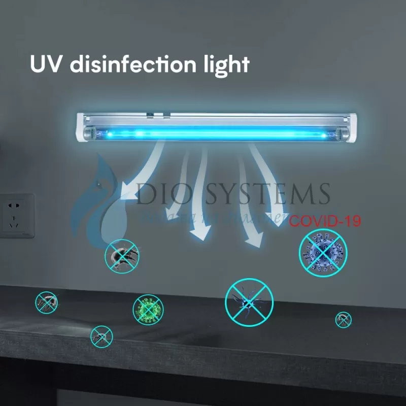
                    Бактерицидна UVC лампа OSRAM 30W 90 см, 45 кв.м.