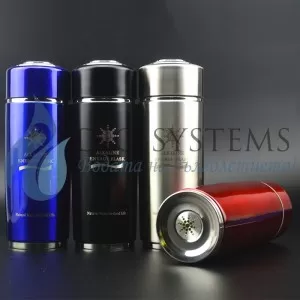 Бутилка с алкализиращ нано-филтър, Ionlife, неръждаема стомана, 4 цвята