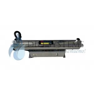 Индустриален UV стерилизатор за вода 165W, 1.1/2", от неръждаема стомана, до 12000 л/ч